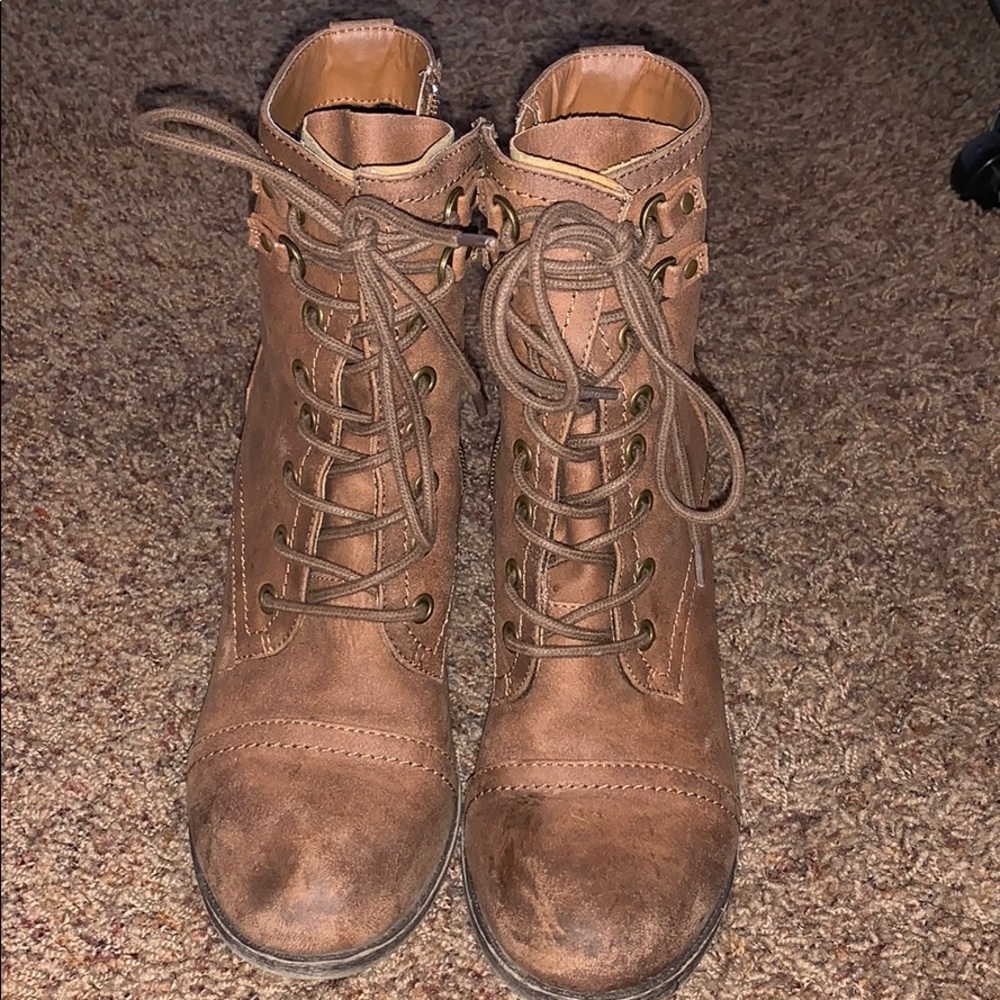 Madden girl heeled boots